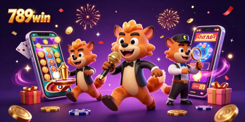 Engage with thrilling fun at 789win casino through lively hyenas in a comedy club.
