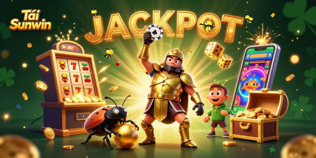 Tải Sunwin: Experience thrilling online gaming with the victorious beetle and casino elements.