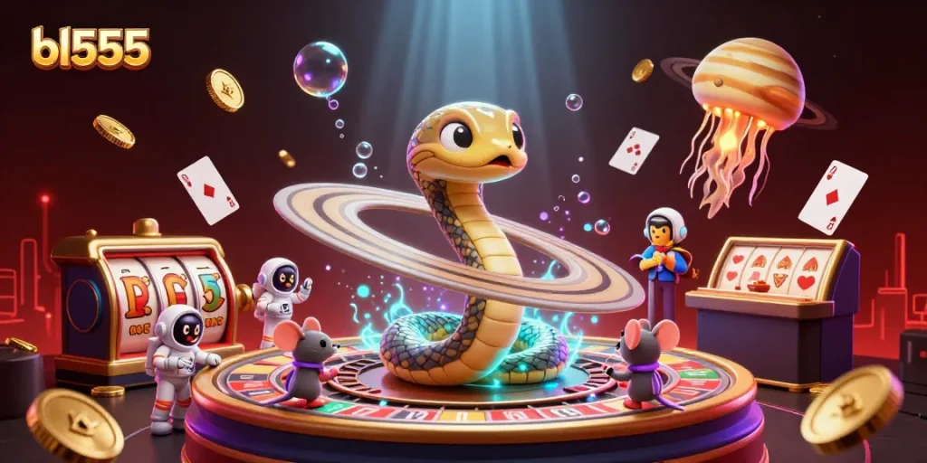 Experience thrilling gameplay at bl555 with astronauts betting on a cosmic roulette!